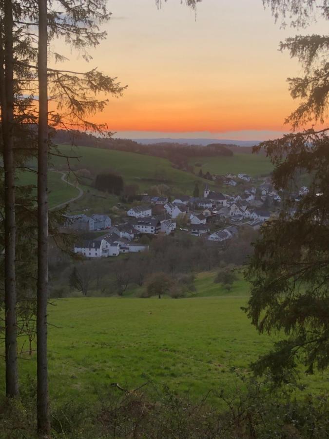 Ferienhaus Rehblick Rockeskyll Bagian luar foto